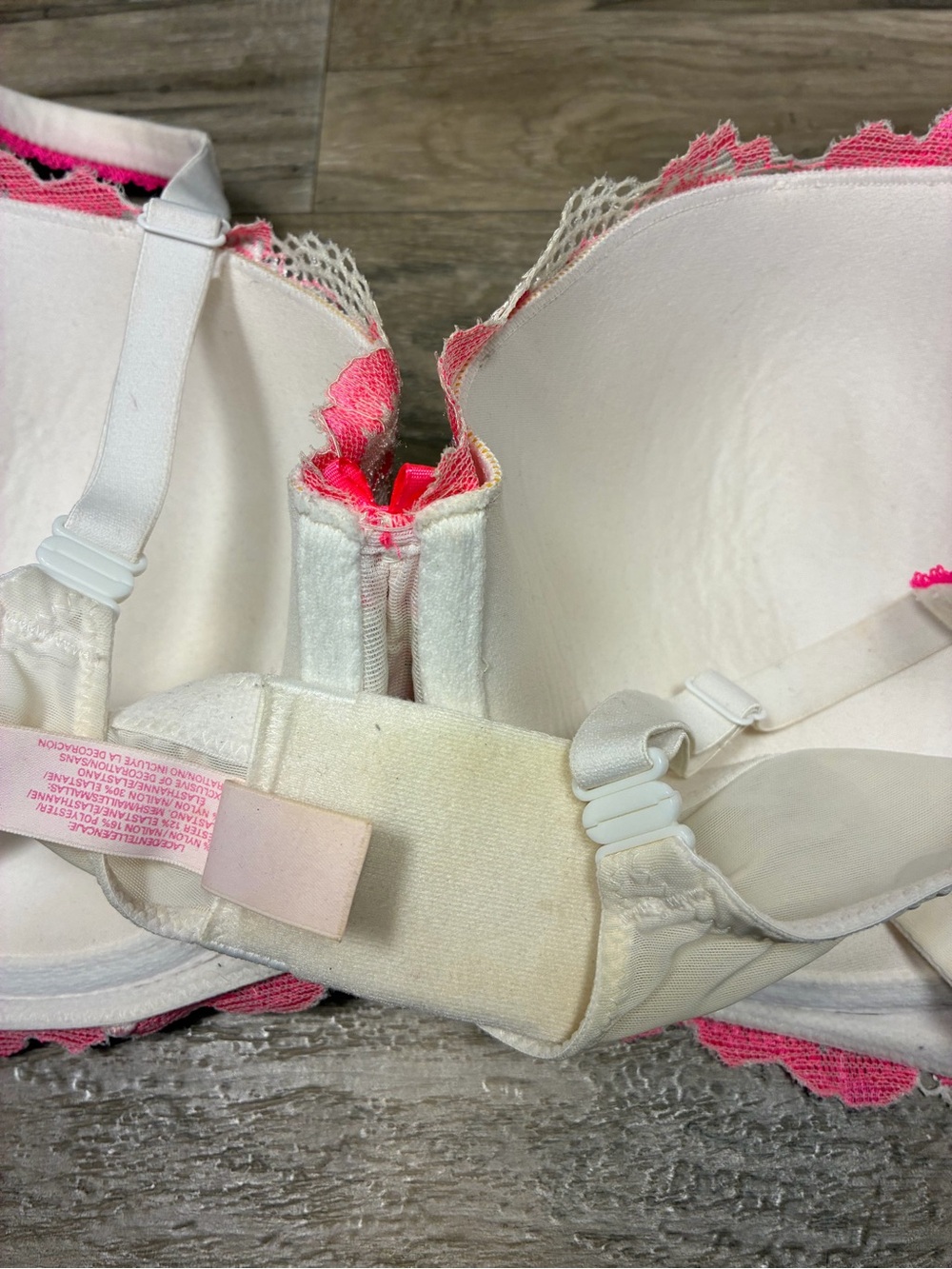 Victoria Secret Floral Lace Lined Demi Bra - Picture 9 of 11